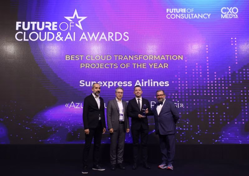 SunExpress, Future of AI & Cloud Summit'te ‘En İyi Bulut Dönüşümü’ Ödülünü Kazandı! 2 Sunexpress Hava Yolları SunExpress SunExpress, Future of AI & Cloud Summit'te ‘En İyi Bulut Dönüşümü’ Ödülünü Kazandı!
