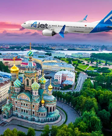 AJet’ten Rusya’ya Yeni Hat: İstanbul-St. Petersburg Direkt Uçuşları Başlıyor