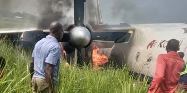 Kongo’da Kargo Uçağı Kazası: Antonov An-26 Pisti Aştı, Motor Yandı!