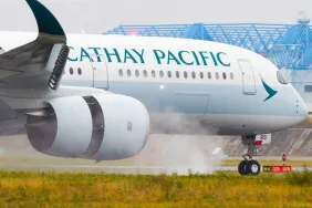 Cathay Pacific Airbus A350 Boston’a Güvenli İniş Yaptı!