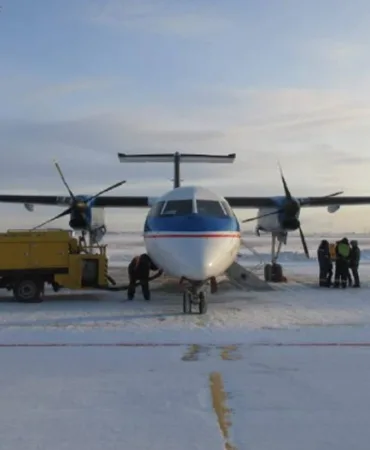 Bombardier Kabusu! Yakutsk’ta İniş Takımı Arızası Uçağı Geri Döndürdü
