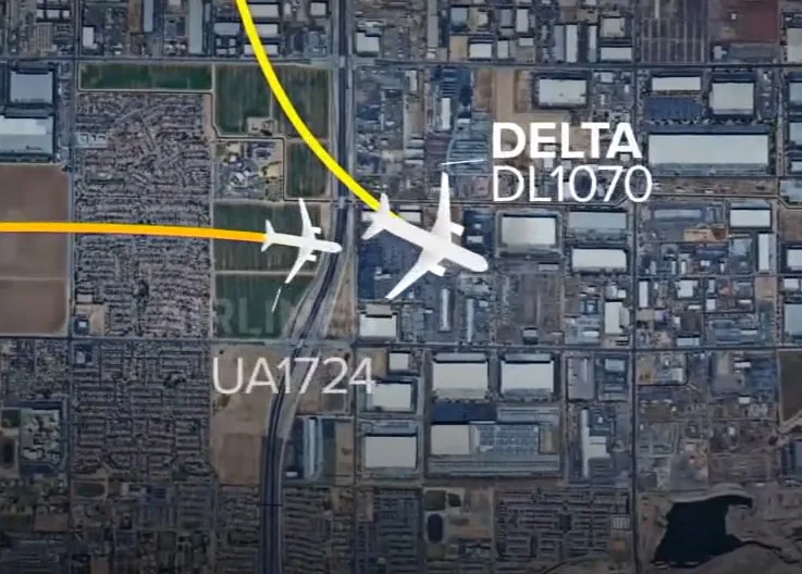 Delta ve United Uçuşları Çarpışmaktan Kıl Payı Kurtuldu! FAA Olayı Araştırıyor