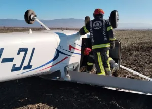 Denizli’de ER-AH Eğitim Uçağı Sert İniş Yaptı! Pilot Yaralı Olarak Kurtarıldı