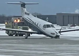 Pilatus PC-12 Uçağında Çekme Çubuğu Unutulunca Acil İniş Yaptı