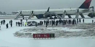 Felaketin Eşiğinde! Delta’nın Boeing 757’sinin Motoru Kalkışta Alev Aldı
