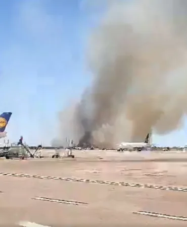 Ezeiza Havalimanı'nda Yangın Alarmı: Duman Uçuşları Felç Etti!