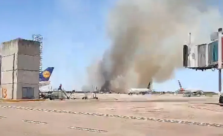 Ezeiza Havalimanı'nda Yangın Alarmı: Duman Uçuşları Felç Etti!