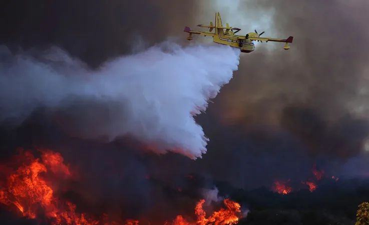 Yangın Söndürme Uçağı Drone ile Çarpıştı! FAA’dan Sert Uyarı