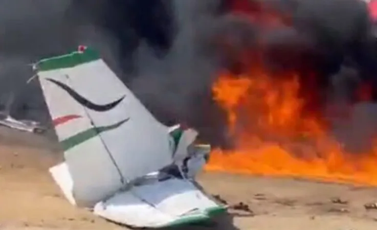 Havada Kabus: Cessna 172 Alevler İçinde Düştü, Üç Kişi Hayatını Kaybetti!