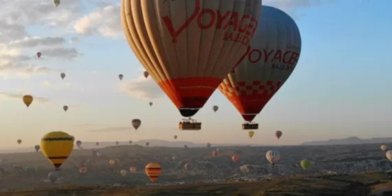 Türkiye Sıcak Hava Balonu Turizminde Rekor Kırdı