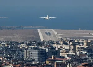 Beirut’s-Iran-Plane-Crisis-Protesters-Block-Airport-Road