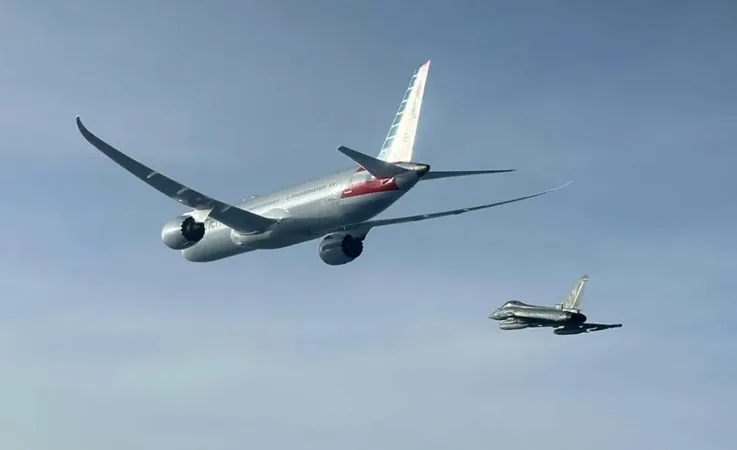 Bomba İhbarı! Savaş Jetleri Eşliğinde ABD Uçağı Roma’ya Acil İniş Yaptı