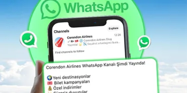 Corendon Airlines WhatsApp Kanalı Açıldı!