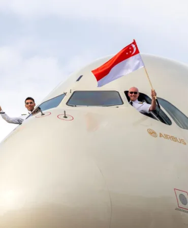 Etihad Airways, Singapur’a A380 ile Tarihi Uçuş Gerçekleştirdi!