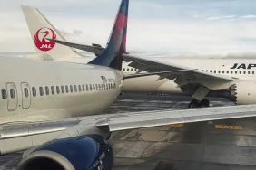 Japon Hava Yolları ve Delta Uçakları Taksi Sırasında Çarpıştı
