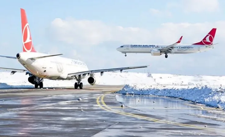 Kar Fırtınası Diyarbakır-İstanbul Uçuşlarını Vurdu: 30 Sefer İptal!