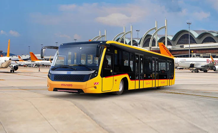 Pegasus Hava Yolları, Yerli Üretim BMC NEOPORT Apron Otobüslerini Hizmete Sundu
