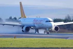 Pegasus Uçağında Hidrolik Arızası! Pilotlardan Ustaca İniş