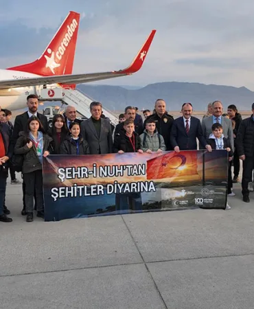 Şırnaklı Öğrenciler Corendon Airlines’la Çanakkale’ye Gitti