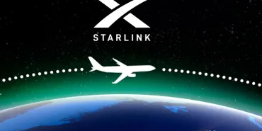 SpaceX, 500 Uçakta Starlink İnternetini Aktif Hale Getirdi