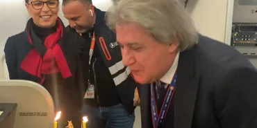 THY Kaptanı Ramazan Ulucan’a Ercan Havalimanı’nda Duygusal Veda