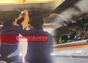 A320-Uçağında-Panik!-Üst-Bölmede-Yangın-Çıktı,-Su-Şişeleriyle-Söndürmeye-Çalıştılar