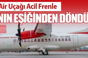 Alliance Air Uçağı Acil Frenle Facianın Eşiğinden Döndü!