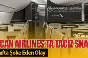 American Airlines’ta Taciz Skandalı! Birinci Sınıfta Şoke Eden Olay