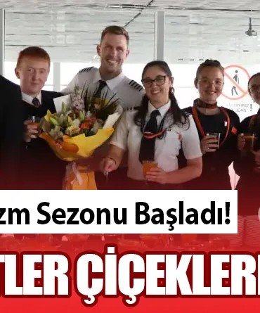 Bodrum’da 2025 Turizm Sezonu Başladı! İngiliz Turistler Çiçeklerle Karşılandı