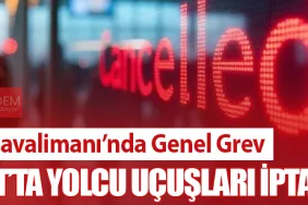 Brüksel Havalimanı’nda Genel Grev: 31 Mart’ta Yolcu Uçuşları İptal Edildi