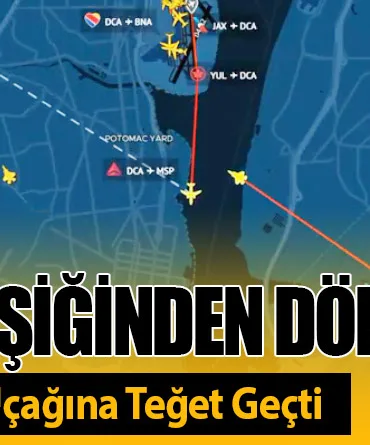 Facianın Eşiğinden Dönüldü! Askeri Jet Yolcu Uçağına Teğet Geçti