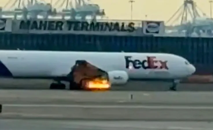 FedEx Facianın Eşiğinden Döndü! Sağ Motor Alevler İçinde Kaldı