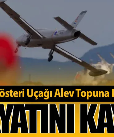 Güney Afrika'da Gösteri Uçağı Alev Topuna Döndü! Pilot Hayatını Kaybetti!