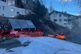 İsviçre’de Uçak Faciası: Evlerin 20 Metre Yanına Çakıldı! Görgü Tanıkları Patlamayı Anlattı