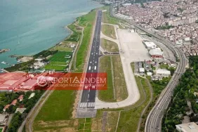 Motor Arızası Yaşayan BAE Jeti Trabzon’a Acil İniş Yaptı