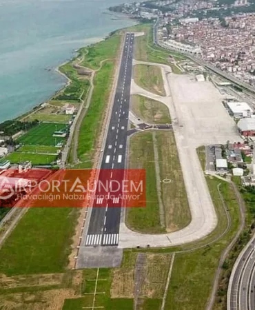 Motor Arızası Yaşayan BAE Jeti Trabzon’a Acil İniş Yaptı
