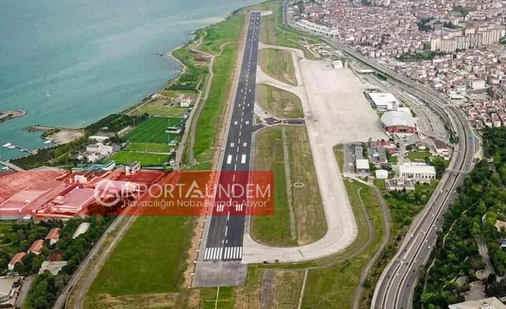 Motor Arızası Yaşayan BAE Jeti Trabzon’a Acil İniş Yaptı