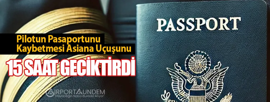 Pilotun Pasaportunu Kaybetmesi Asiana Uçuşunu 15 Saat Geciktirdi