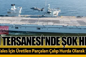 Rosyth Tersanesi'nde Şok Hırsızlık: HMS Prince of Wales İçin Üretilen Parçaları Çalıp Hurda Olarak Sattı