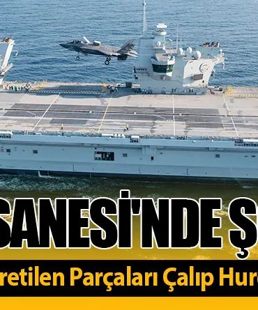 Rosyth Tersanesi'nde Şok Hırsızlık: HMS Prince of Wales İçin Üretilen Parçaları Çalıp Hurda Olarak Sattı