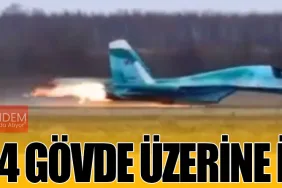 Su-34 Gövde Üzerine İndi!