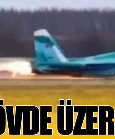 Su-34 Gövde Üzerine İndi!