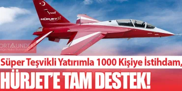 Süper Teşvikli Yatırımla 1000 Kişiye İstihdam, HÜRJET’e Tam Destek!