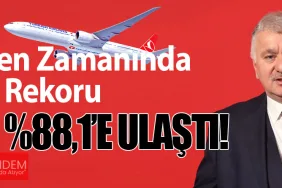 THY’den Zamanında Kalkış Rekoru: Oran %88,1’e Ulaştı!