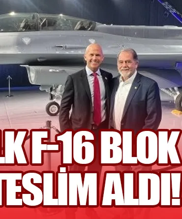 Tayvan, İlk F-16 Blok 70 Uçağını Teslim Aldı!