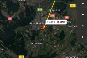 Türk Hava Yolları'nın Airbus A330'u, Vilnius'a Acil İniş Yaptı