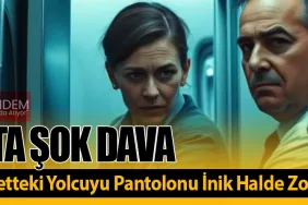 Uçakta Şok Dava: Pilot, Tuvaletteki Yolcuyu Pantolonu İnik Halde Zorla Çıkardı!