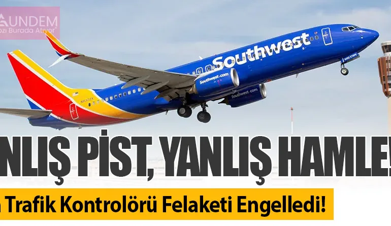 Yanlış Pist, Yanlış Hamle! Hava Trafik Kontrolörü Felaketi Engelledi!