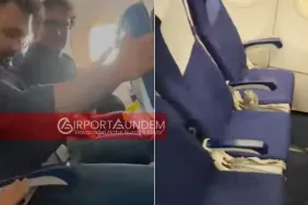 Yolcular Korku Dolu Anlar Yaşadı! IndiGo Uçağında Koltuklar Yerinden Çıktı