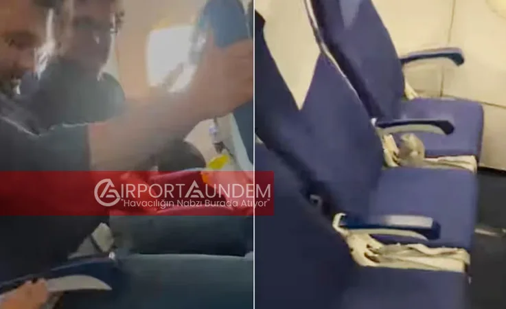 Yolcular Korku Dolu Anlar Yaşadı! IndiGo Uçağında Koltuklar Yerinden Çıktı